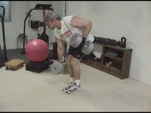 Alternating Dumbell Rows 1